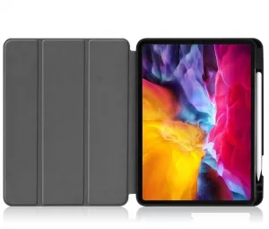 LEATHER Zaklápací obal Apple iPad Pro 11 (2022 / 2021 / 2020 / 2018) ružový