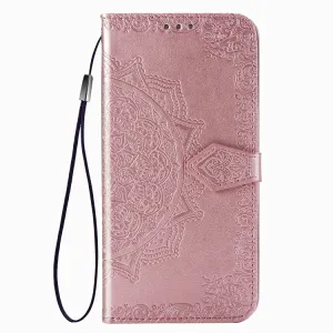 ART Peňaženkový kryt OPPO A52 ORNAMENT ružový