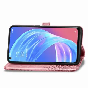 ART Peňaženkový kryt OPPO A52 ORNAMENT ružový