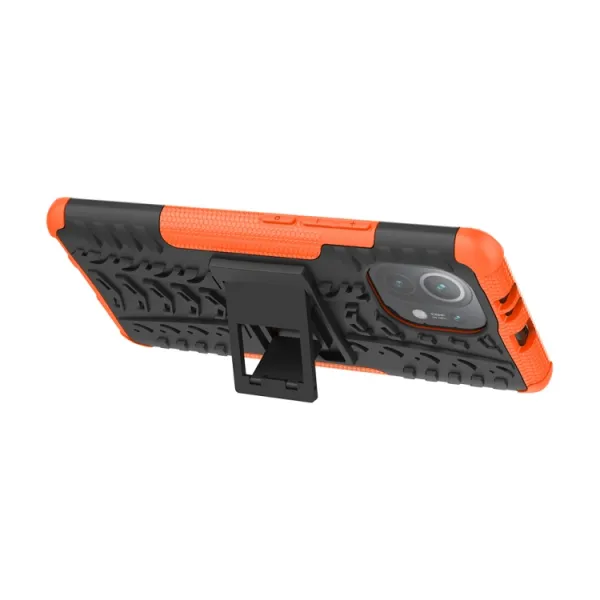 STAND Extra odolný obal Xiaomi Mi 11 oranžový