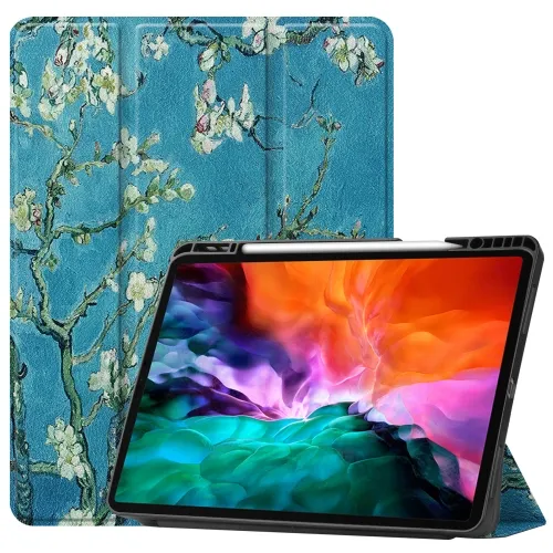 ART Zaklápací obal Apple iPad Pro 12.9 2022 / 2021 APRICOT BLOSSOM