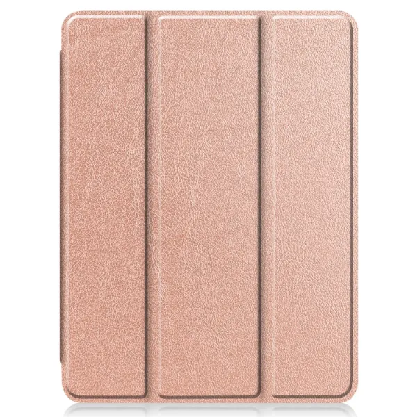 LEATHER Zaklápací obal Apple iPad Pro 11 (2022 / 2021 / 2020 / 2018) ružový