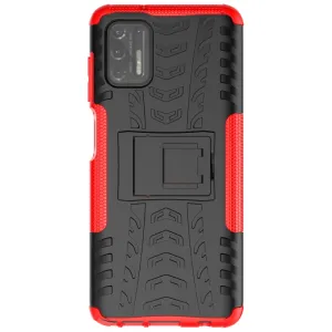 STAND Extra odolný obal Motorola Moto G Stylus 2021 červený