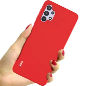 IMAK RUBBER Gumený kryt Samsung Galaxy A32 5G / M32 5G červený