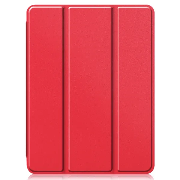 LEATHER Zaklápací obal Apple iPad Pro 11 (2022 / 2021 / 2020 / 2018) červený
