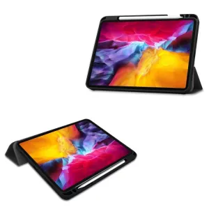 LEATHER Zaklápací obal Apple iPad Pro 11 (2022 / 2021 / 2020 / 2018) červený