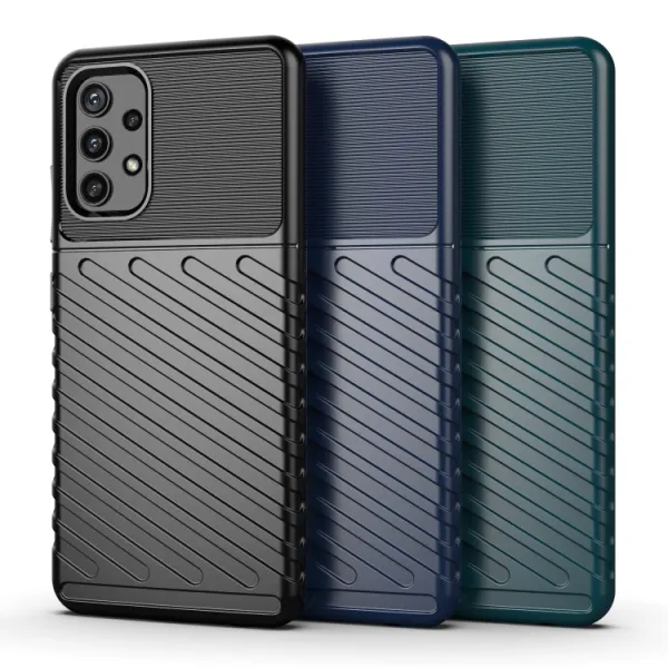 THUNDER Ochranný kryt Samsung Galaxy A32 zelený