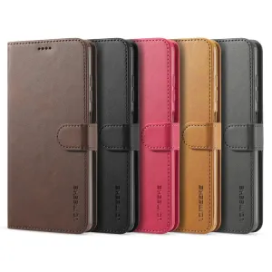 IMEEKE Peňaženkový kryt Xiaomi Poco X3 NFC / X3 Pro tmavohnedý