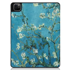 ART Zaklápací obal Apple iPad Pro 12.9 2022 / 2021 APRICOT BLOSSOM