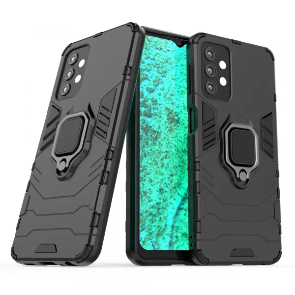 MG Ring Armor plastový kryt na Samsung Galaxy A32 5G, čierny