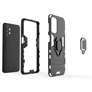 MG Ring Armor plastový kryt na Samsung Galaxy A32 5G, čierny