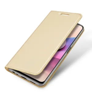 DUX Peňaženkový kryt Xiaomi Redmi Note 10 / Note 10S zlatý