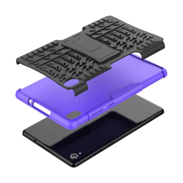 STAND Extra odolný obal Lenovo Tab M8 2. generácia (TB-8705) fialový