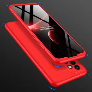 360° Ochranný kryt Samsung Galaxy A72 červený