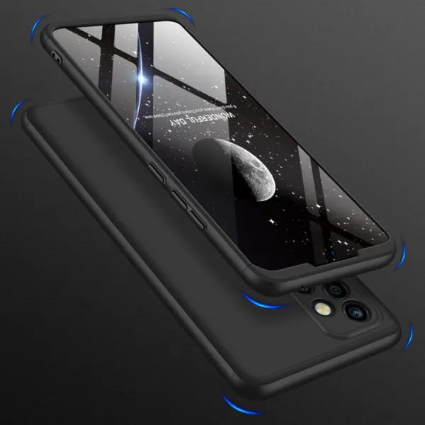 360° Ochranný kryt Samsung Galaxy A72 čierny
