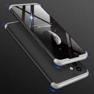 360° Ochranný kryt Samsung Galaxy A72 čierny-strieborný