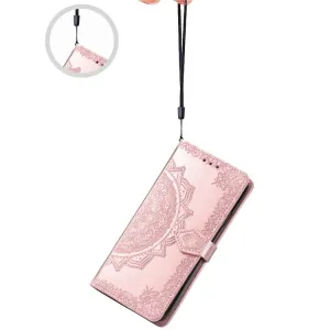 ART Peňaženkový kryt Google Pixel 5a 5G ORNAMENT ružový