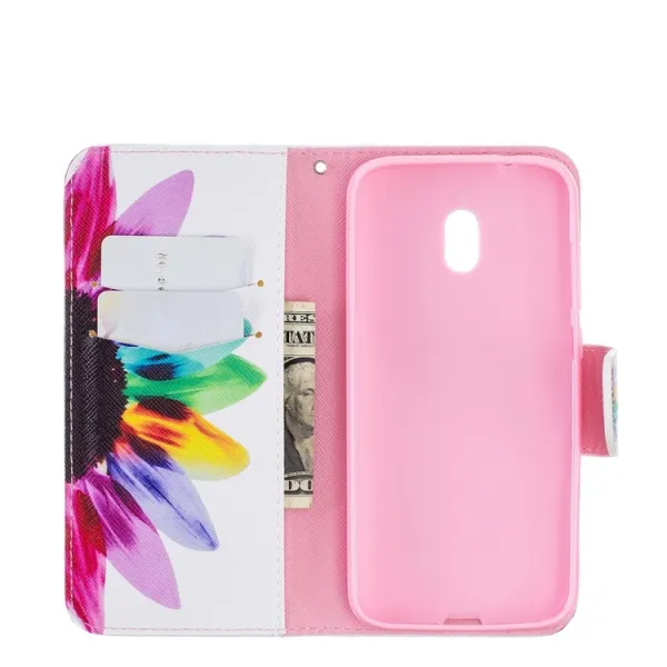 ART Peňaženkový kryt Nokia C1 Plus SUNFLOWER