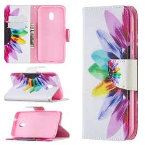 ART Peňaženkový kryt Nokia C1 Plus SUNFLOWER
