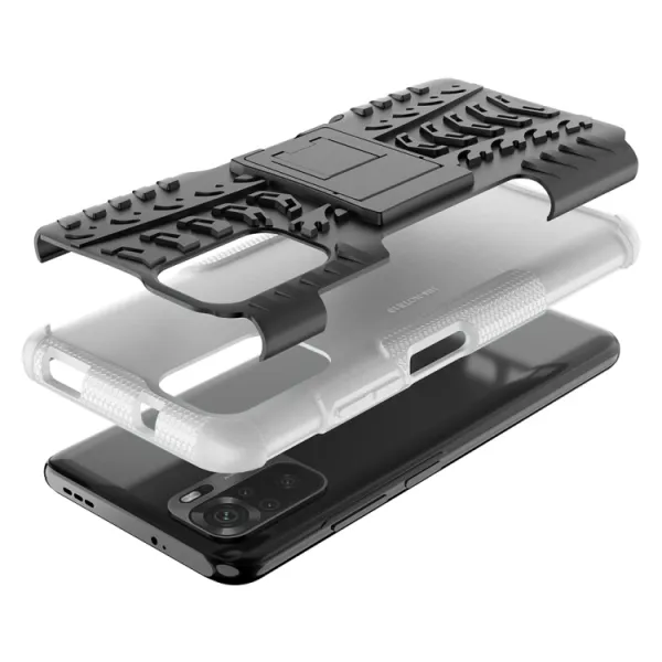 STAND Extra odolný obal Xiaomi Redmi Note 10 / Note 10S biely