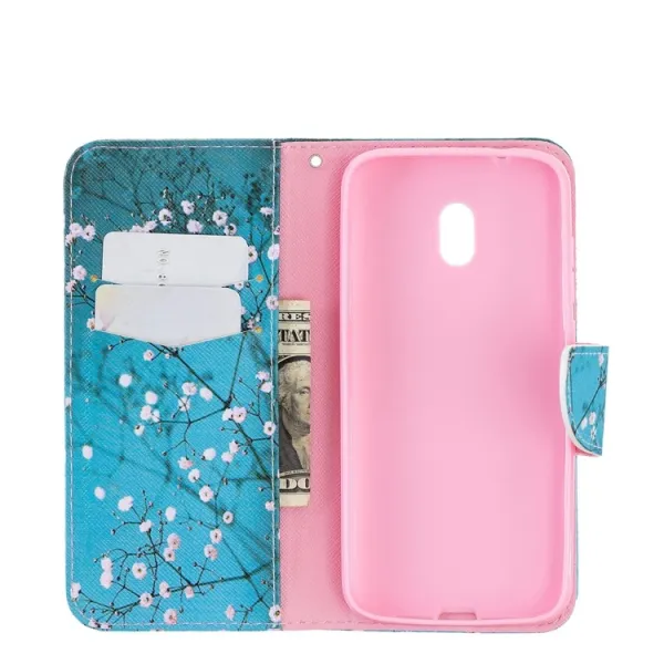ART Peňaženkový kryt Nokia C1 Plus PLUM BLOSSOM