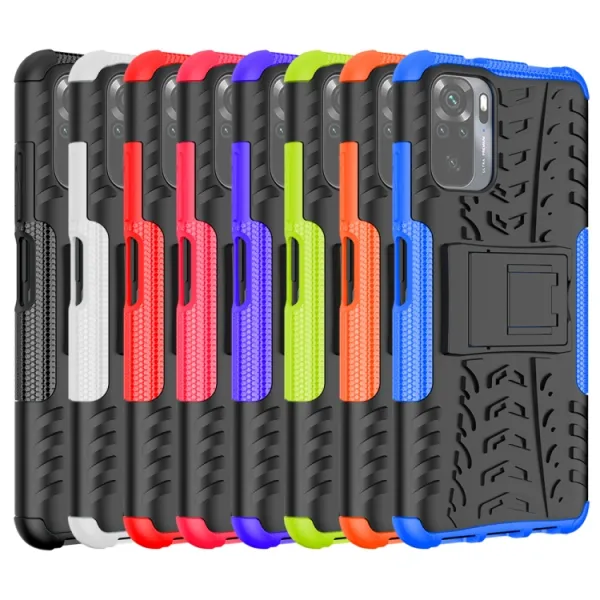 STAND Extra odolný obal Xiaomi Redmi Note 10 / Note 10S biely