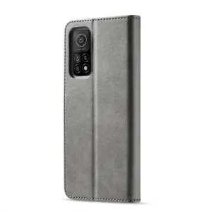 IMEEKE Peňaženkový kryt Xiaomi Redmi Note 10 / Note 10S šedý