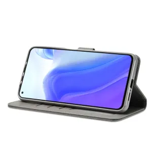 IMEEKE Peňaženkový kryt Xiaomi Redmi Note 10 / Note 10S šedý