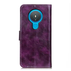 RETRO Peňaženkový obal Nokia 1.4 fialový