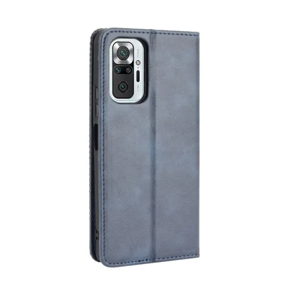 BUSINESS Peňaženkový kryt Xiaomi Redmi Note 10 Pro modrý