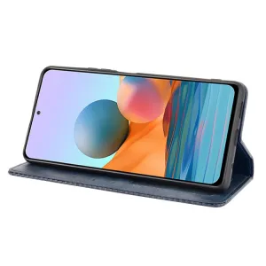 BUSINESS Peňaženkový kryt Xiaomi Redmi Note 10 Pro modrý
