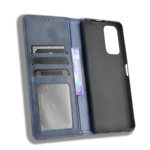 BUSINESS Peňaženkový kryt Xiaomi Redmi Note 10 Pro modrý