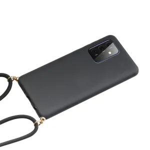 ROPE Kryt so šnúrkou Samsung Galaxy A72 čierny