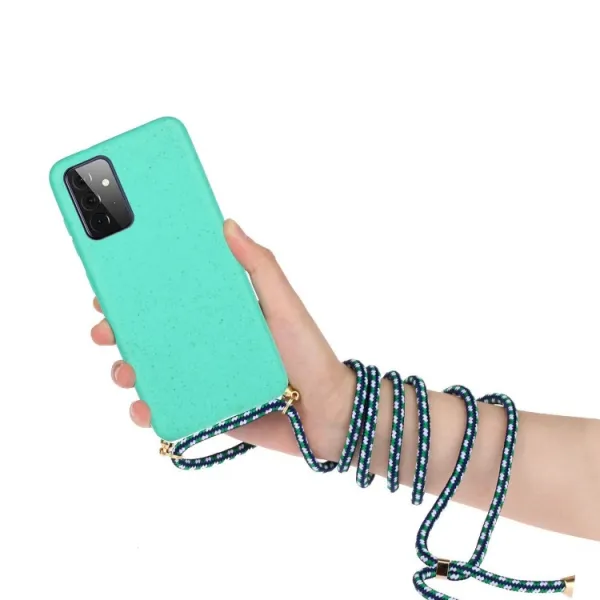 ROPE Kryt so šnúrkou Samsung Galaxy A72 zelený