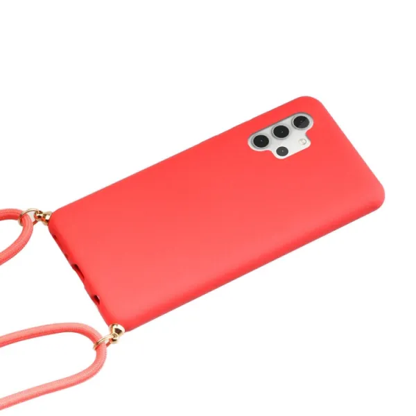 ROPE Kryt so šnúrkou Samsung Galaxy A32 5G / M32 5G červený