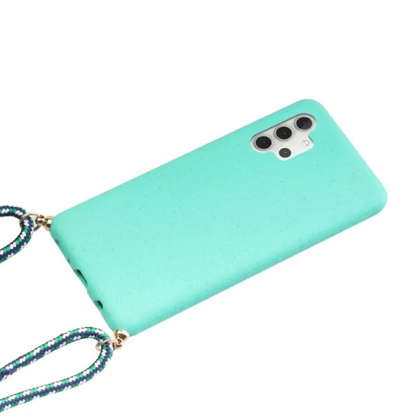 ROPE Kryt so šnúrkou Samsung Galaxy A32 5G / M32 5G zelený