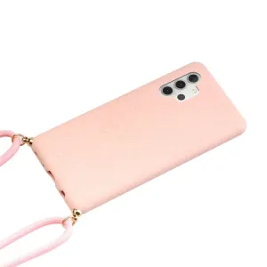ROPE Kryt so šnúrkou Samsung Galaxy A32 5G / M32 5G ružový