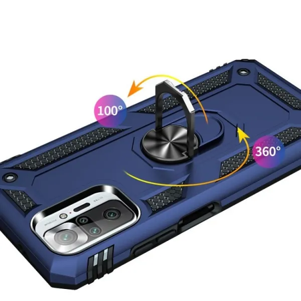 RING Ochranný obal Xiaomi Redmi Note 10 Pro modrý