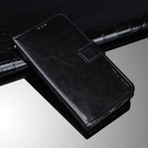 IDEWEI Peňaženkový kryt Realme C11 2021 čierny