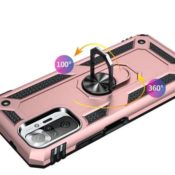 RING Ochranný obal Xiaomi Redmi Note 10 Pro ružový
