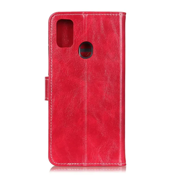 RETRO Peňaženkový obal Motorola Moto G10 / G20 / G30 červený