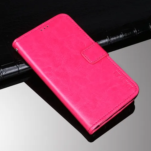 IDEWEI Peňaženkový kryt Nokia 1.4 ružový