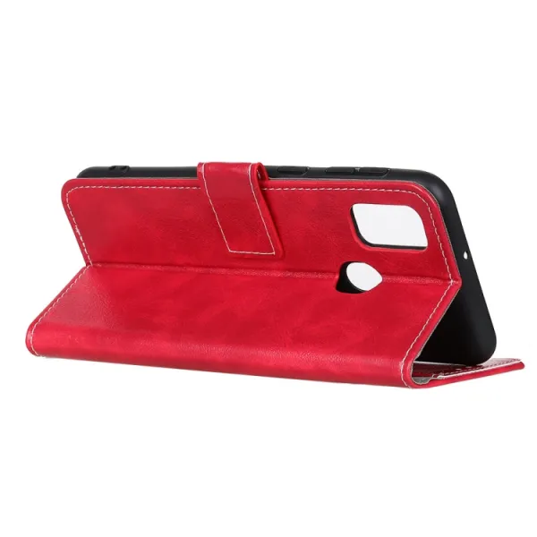 RETRO Peňaženkový obal Motorola Moto G10 / G20 / G30 červený