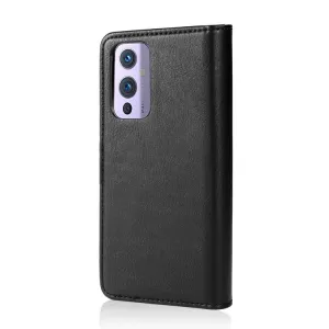 DG.MING Peňaženkový obal 2v1 OnePlus 9 čierny