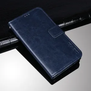 IDEWEI Peňaženkový kryt Umidigi Bison GT tmavomodrý