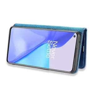 DG.MING Peňaženkový obal 2v1 OnePlus 9 modrý