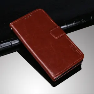 IDEWEI Peňaženkový kryt Nokia 1.4 hnedý