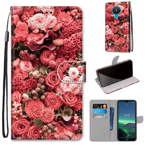 ART Peňaženkový kryt Nokia 1.4 ROSES