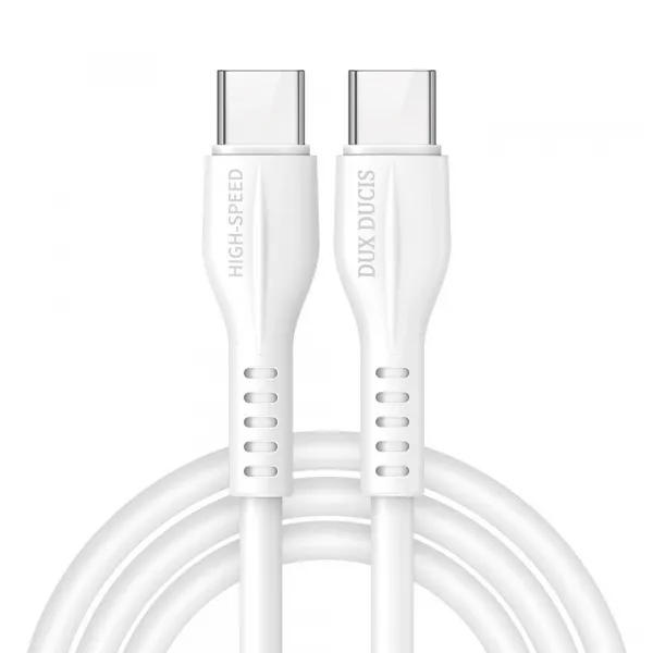 DUX K-V 60W kábel USB Typ-C - Typ-C 1 meter biely