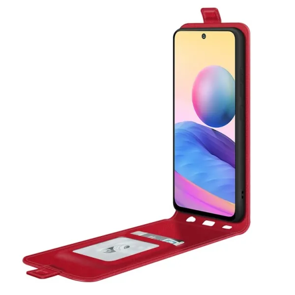 Vyklápacie puzdro Xiaomi Redmi Note 10 5G / Poco M3 Pro červené